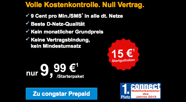 Congstar-Gutschein-15-Euro-Startguthaben