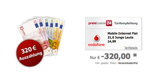 günstiger Datentarif Vodafone