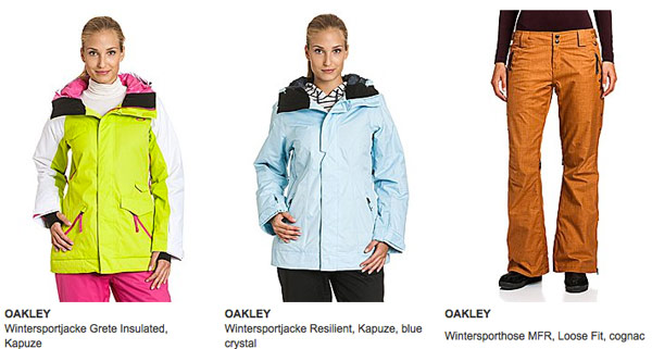 OAKLEY Wintersportjacken günstiger