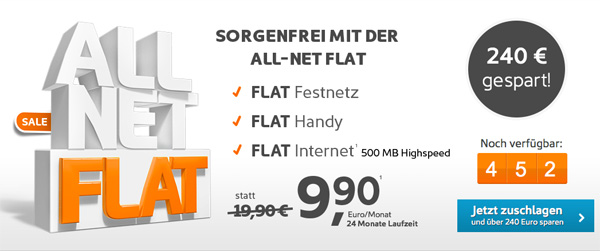 Simyo All-Net Flat günstiger