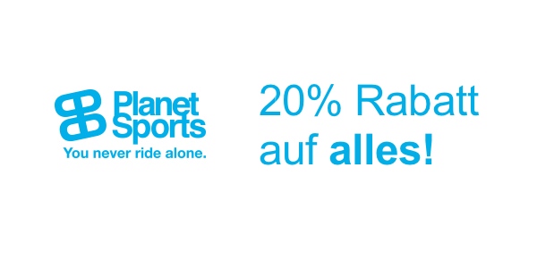 planet-sports.de Gutschein Coupon 20% Rabatt auf alles