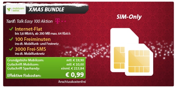 günstiger Telekom Smartphone Tarif für unter 1 Euro monatlich