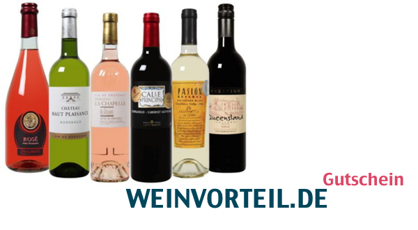 Gutschein für Weinbestellung bei weinvorteil