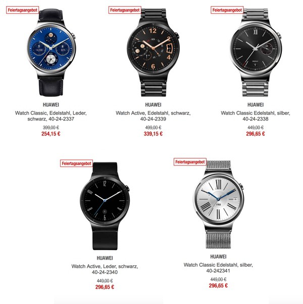 Huawei Watch Android Uhren günstiger Classic