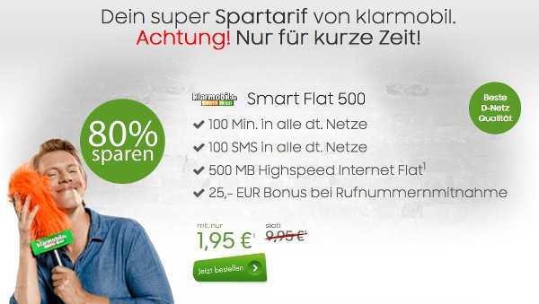 günstiger Handytarif unter 2 Euro Vodafone