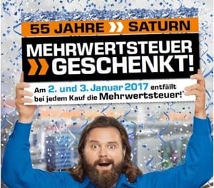 Saturn Mehrwertsteuer geschenkt