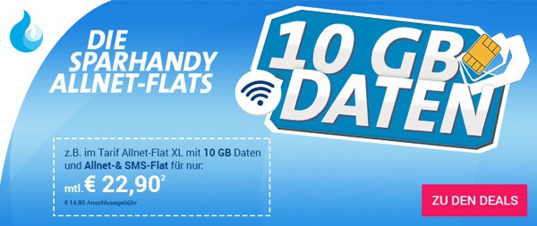 Telekom-Netz 10 GB Surfflat