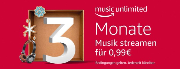 Amazon Music Unlimited fast kostenlos testen