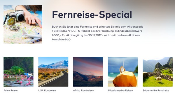 travelbird.de 100 € Gutschein Rabatt