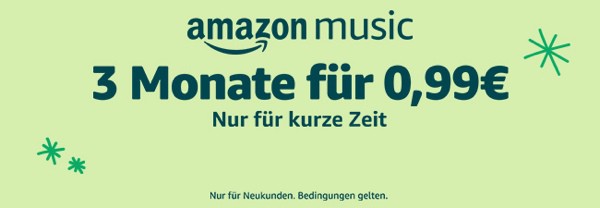 amazon unlimited music unter 1 Euro