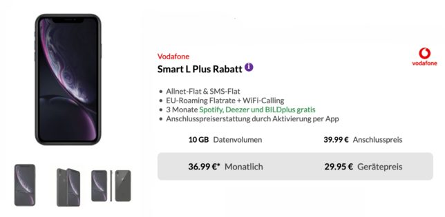 iPhone XR Vodafone Handyvertrag