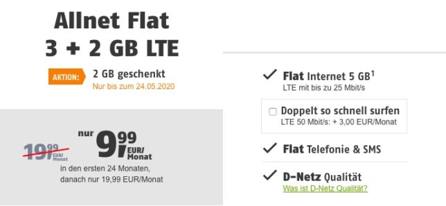 klarmobil günstige Allnet-Flat