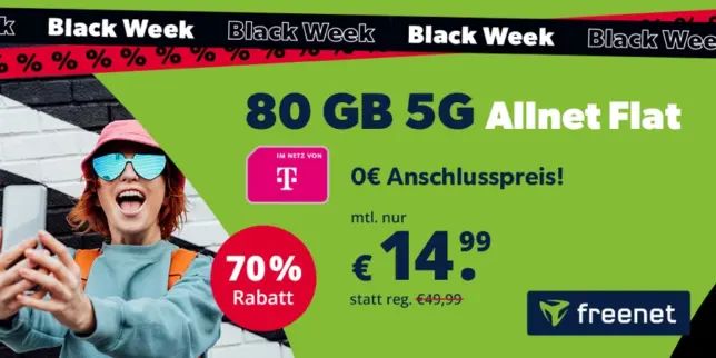 Telekom 80 GB Allnet-Flat Handytarif