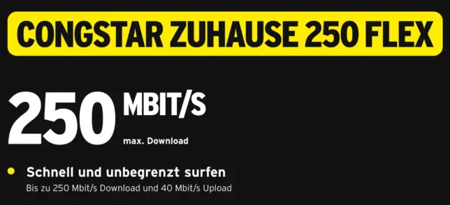 congstar Gutschein DSL Internet
