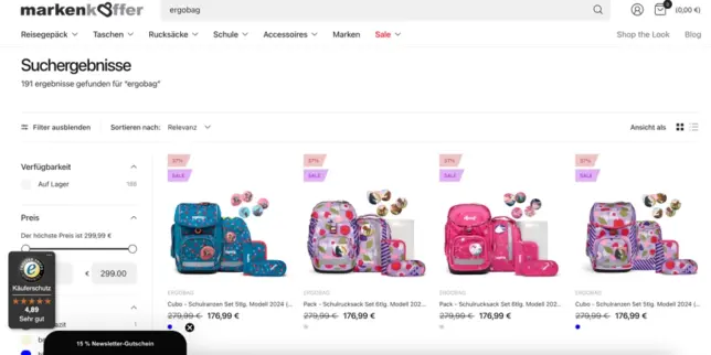 Ergobag Einschlulung 2025 günstiger kaufen