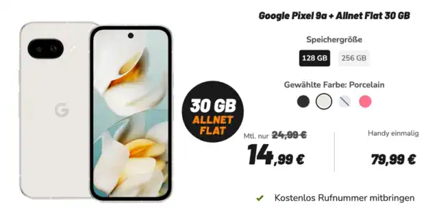 google Pixel 9a Vodafone Vertrag