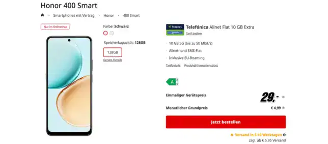 Handytarif 5 Euro mit Handy