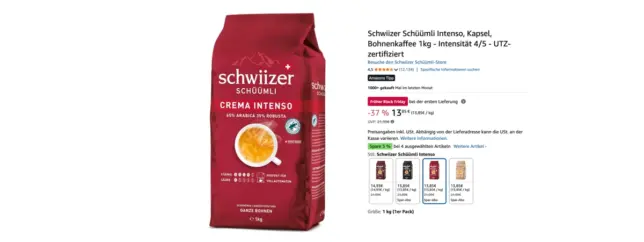Schüümli Kaffee günstiger kaufen