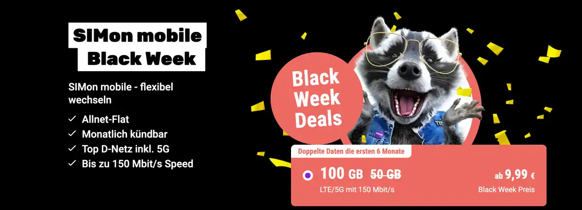 simon Vodafone Black deal
