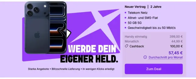 iPhone 17 Pro mit Vertrag