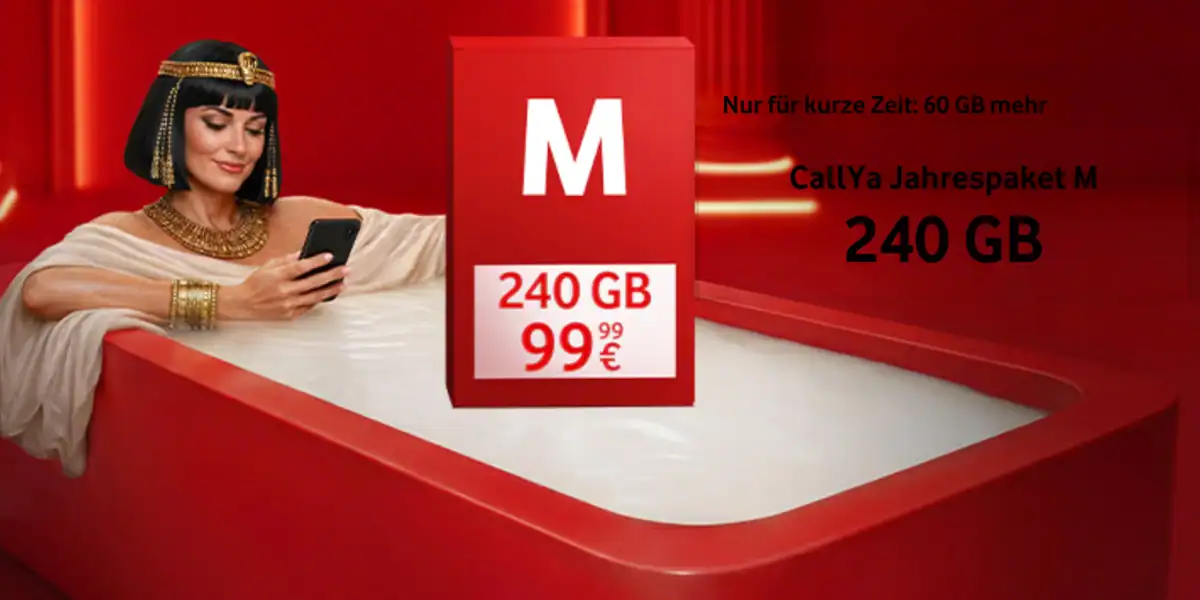 Vodafone Jahespaket CallYa 2026