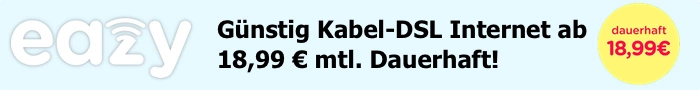 eazy Kabel DSL Internet