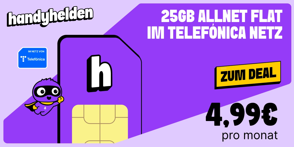 25 GB Handyvertrag 5 Euro