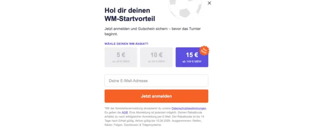 kfzteile24 Newsletter Gutschein