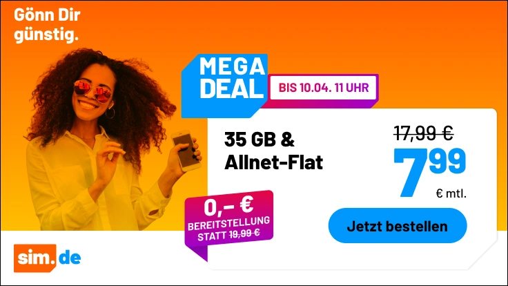 sim.de Handyvertrag Vergleich