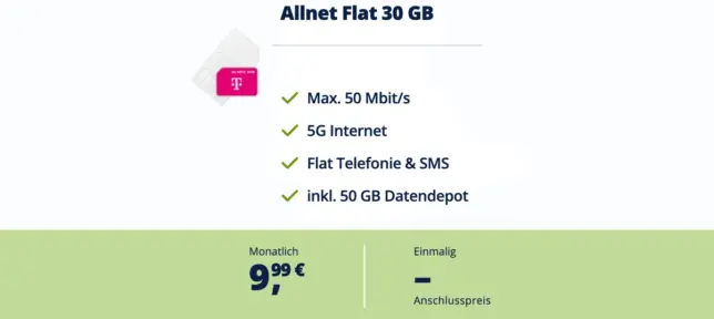 Telekom Handytarif 30 GB