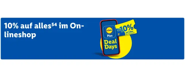 LIDL Plus Deal Days Rabatt