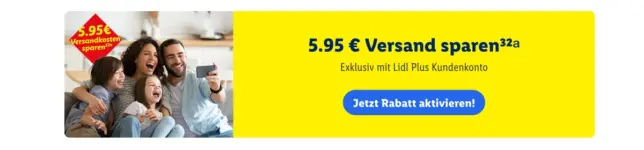 LIDL Newsletter Versandkosten sparen