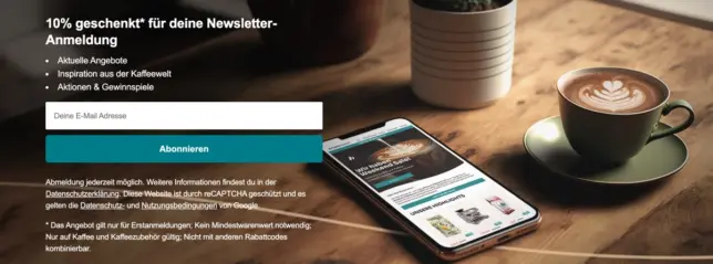 Roastmarket Newsletter Gutschein