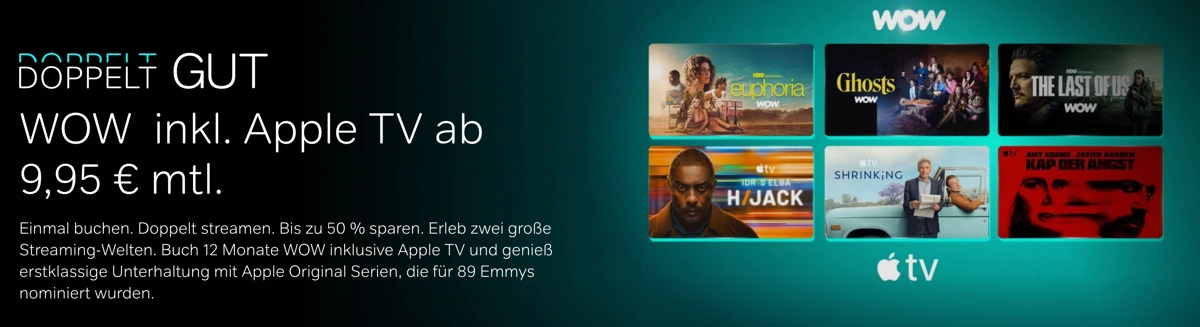 WOW tv und apple-tv angebot